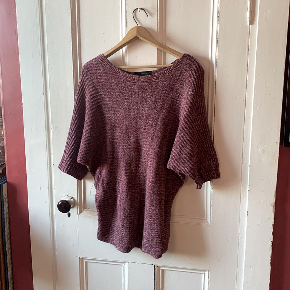 Calvin Klein womens dusty rose tunic sweater size medium